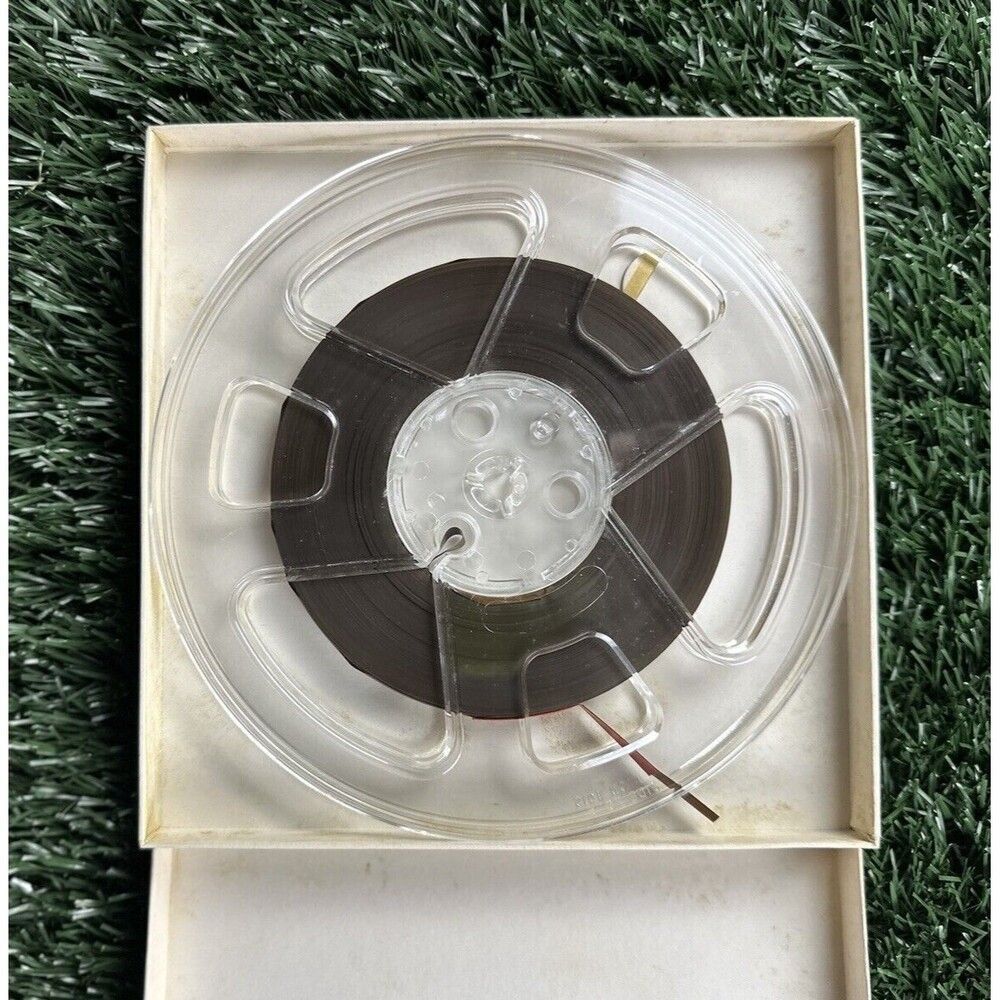 1960's American Recording Tape 600 Feet Acetate 5" Reel Blank or Christmas Music